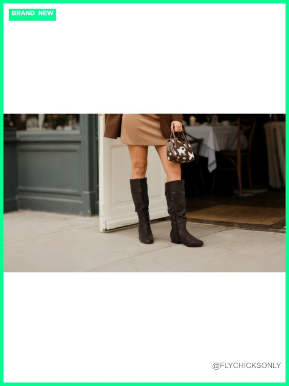 Wide Calf Knee High Boots Faux Fur Lined Slouchy Faux Suede - Picture 6 of 6